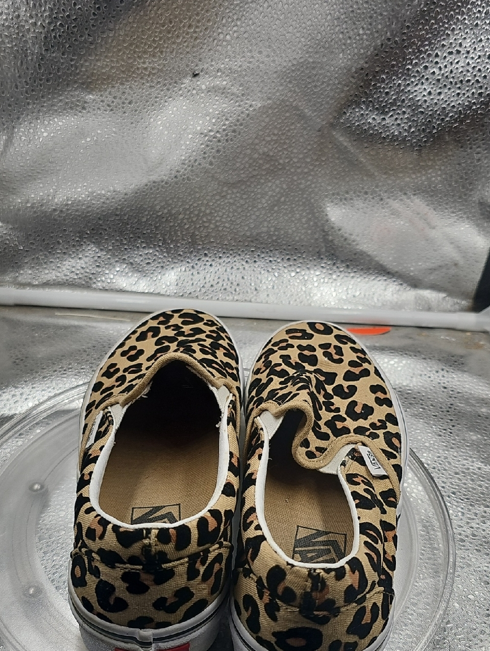 P Cheetah Print Womens Sz 6 Vans - Picture 4 of 6